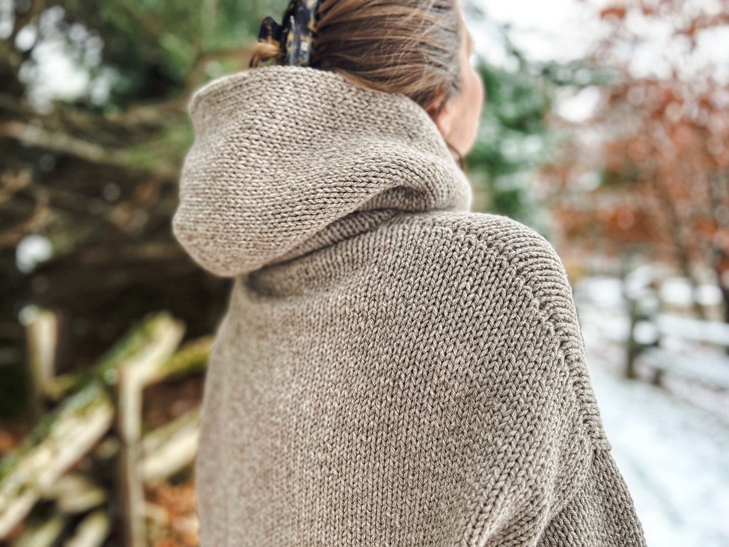 Snow Day Hoodie Knitting Pattern