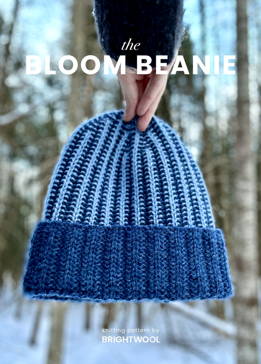Bloom Beanie Knitting Pattern