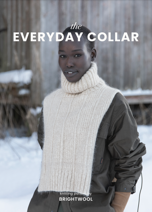 Everyday Collar Knitting Pattern (Featured in Laine's 52 Weeks of Shawls)